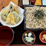 湯蕎庵　味津肥盧 - 料理写真:「づけ天そば」（1,300円）