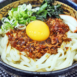 Teuchi Men Dokoro Marutaya - 味噌ころうどんｗｉｔｈ生卵