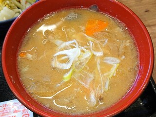 Yoshinoya Yonjugogosen Shiogama Ten - とん汁