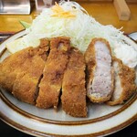 Tonkatsu Sanjo - ロースカツ定食(大)は 340g