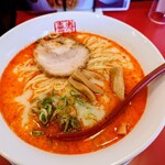 らーめん 寿がきや - 赤ラーメン大盛り　790円＋110円