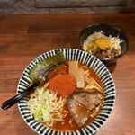 魚雷 - BTS激辛ラーメン（硬め）、インドめし