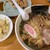 丸味家 - 料理写真:Aセット(ラーメン+半チャーハン)麺大盛&餃子