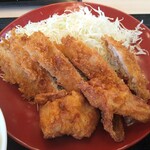 Katsuya Kawagoe Suna Ten - ロースカツ・から揚げ定食