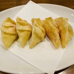 Yuragi no Sato - 無料チケットでいただいた明太チーズ揚げ