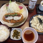 Sagami Ichinomiya Chiaki Ten - 梅おろしとんかつ定食