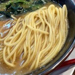 Ramen Tsukemen Okiru - 中細のストレート麺はしっかり硬め。