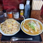 こく一番 ラーメン みどりや - ラーメン付き チャーハン