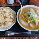 こく一番 ラーメン みどりや - ラーメン付き チャーハン