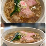 Men Sho Hanten - …受け皿の上に、
                      熱々の丼が乗せられて登場！(*ﾟ∀ﾟ*)