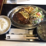 Yoshoku Bar Kagasaki - 日替りランチ　1,000円　イタリアンチキン
                        　（ライス・スープ付）ライス大盛