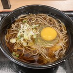 yomoda soba Yurakucho Ten - 月見そば(460円)