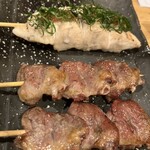 Washoku Izakaya Hanare Nakano Shinbashi - ハツ、ササミ