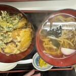 麺処 元気屋 - 天とじ丼セット