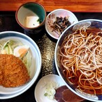 Kimisaku Soba Hon Ten - 日替わりランチハーフライス抜きで