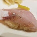 Uoriki Seafood Sushi Ito-Bu Ten - 愛媛県産活〆こち。