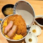 Pork cutlet rice bowl without egg