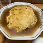 らーめん倶楽部 - Aセット　塩ラーメン　天津飯（ミニ）