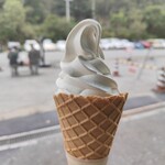 奥社の茶屋 - 料理写真:そばソフトクリーム