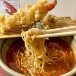 神の海老天ラーメン - 料理写真: