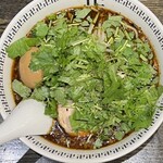 Spice Ramen Manriki Nishi Kasai Ten - スパイス・パクチーラー麺1230円+味玉160円