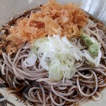 朝日屋 - カツ丼セット(温・冷そば付き) 1050円、冷そばになります