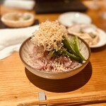 Uni Yokocho - オクラと紫玉葱鰹節