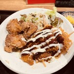 Tori Gen - チーズミルフィーユカツと鶏唐揚げ