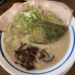 博多ラーメンhiro - 博多とんこつラーメン
ライスセット　¥950