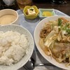 ゆう - 料理写真:豚の生姜焼き定食
（ライス、スープ、香の物、ドリンク付き）
ご飯おかわり可
980円