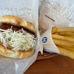 Mos Burger Sapporo Kita 48 Jo Ten - メンチカツフォカッチャ ポテトM