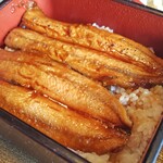 Menbo Tsurutsuru Yahagi Ten - 秋刀魚の蒲焼き重