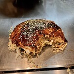 Hiroshima Fu Okonomiyaki Hina Chan - 肉玉そば  ＋半そば