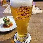 MASUYA Meat & Craft Beer - 一番搾りプレミアム（ハッピーアワー価格500円）