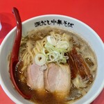 駅ラーメン 深だし中華そば - 料理写真: