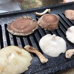 Shiitake Land Kasaya - 採れたての椎茸をバーベキュー♪