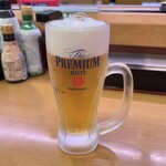 Sushiro Neyagawa Kuzuhara Ten - 生ビールジョッキ/590円♪