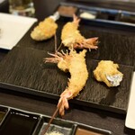 Kushi Katsu Ryori Esora - 赤坂駅前からご移転されました！愛煙家には重宝される席で紙が吸える素敵なお店です！うまし！