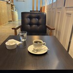 NewYorkCoffee - まずはコーヒーからきました。ニューヨークってマグカップでコーヒーなイメージ。苦味酸味重めなコーヒーでした。