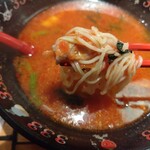 元祖トマトラーメンと元祖豆乳ラーメンと元祖トマトもつ鍋 三味 - 