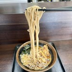 Toge no Soba - チュルンと言うよりはモソ？無骨ながらコシのある田舎蕎麦の食感が良いですね