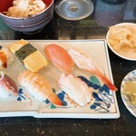 Mawaru Sushi Ponta - すっしーくんランチ550円!