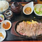 Big Chef Tei Tsukuba Ten - L定食　ハラミ肉320g