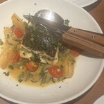 Trattoria La Pappa - ヒラメとジャガイモのオーブン焼き。