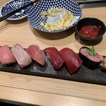 Sushi Sake Sakana Sugidama Narimasu - 