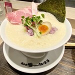 Toripaitan Awa Ramen Tamaki - 泡ラーメン。普通バージョン。もちろん、うまい！