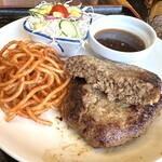 Cafe Rest Gu - ハンバーグ断面