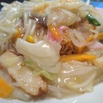 Ringerhut Nishikebukuro Ten - 皿うどん 850円 ごはん 180円 大盛無料