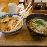 Dondon Tei Shin Osaka Aji No Machi Ten - サービスカツ丼＆レギュラーそばセット！1020円！