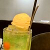 anea cafe 松見坂 - メロンクリームソーダ